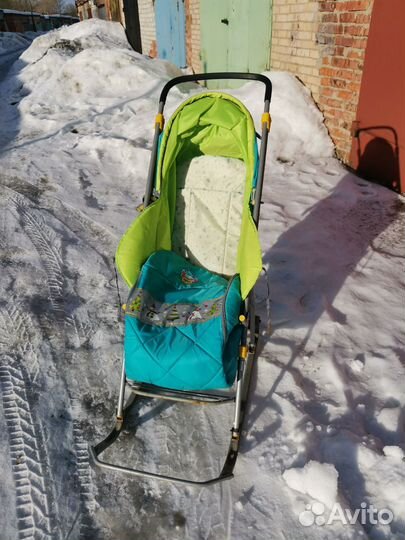 Санки-коляска