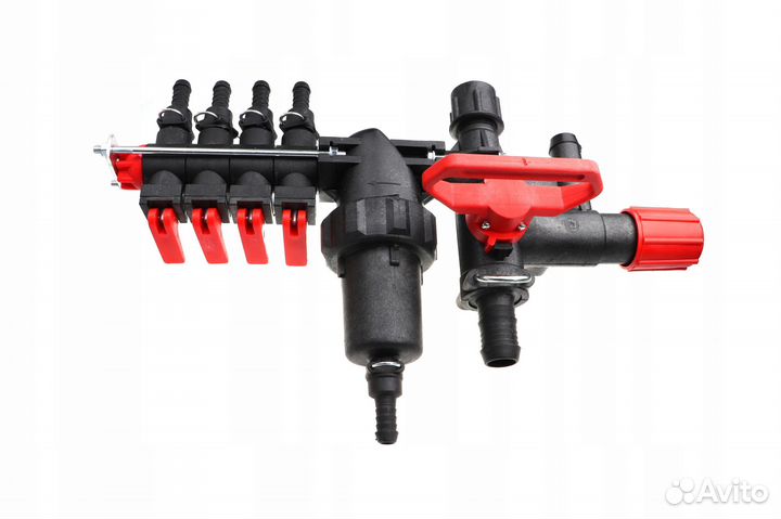 Распределитель 4-х секционный на опрыскиватель