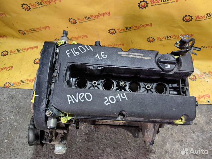 Двигатель Chevrolet Aveo T300 F16D4 2014