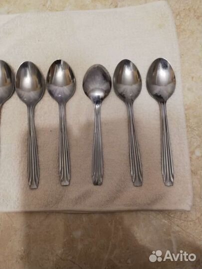 Ложки столовые сталь bcf inox, тарелки СССР