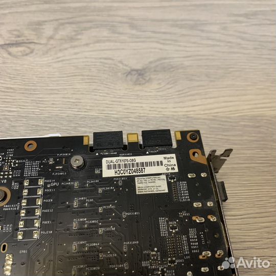 Видеокарта GTX 1070 8GB Asus Dual