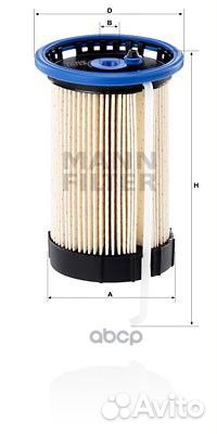 Фильтр топл.audi Q3/VW passat/sharan 1.6D/2.0D