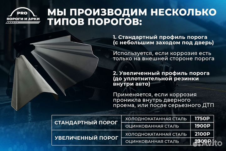 Ремонтные пороги на Hyundai Sonata (EF)