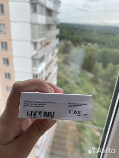 Apple оригинальный провод, USB-C to Lightning