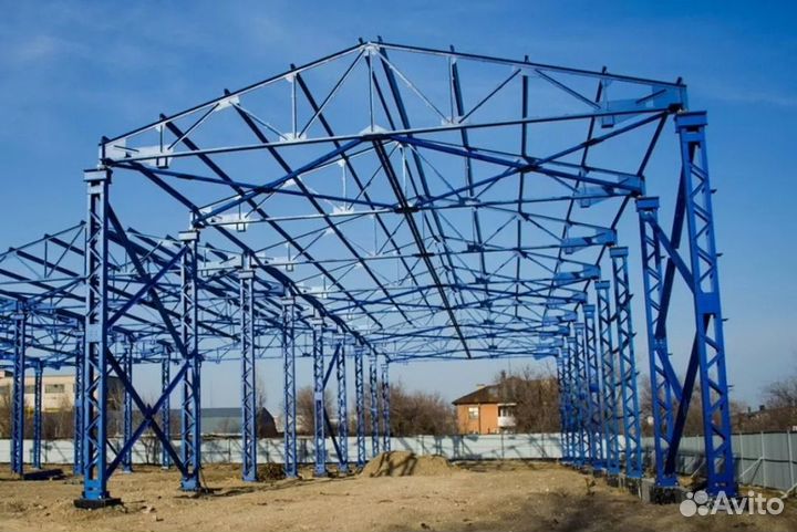 Изготовляем Ангары сборный сендвич и профлист