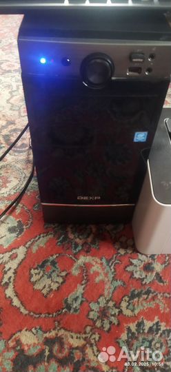 Компьютер с принтером