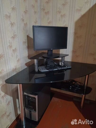 Компьютерный стол стеклянный бу