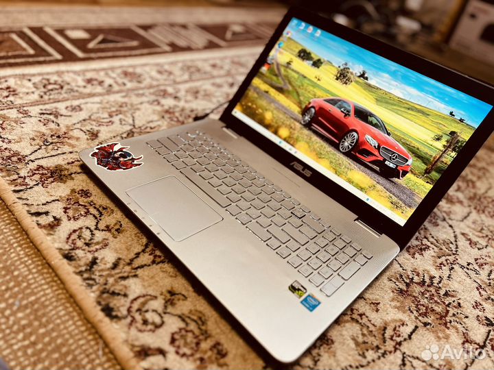 Игровой Ноутбук Asus i7-4710HQ/8гб/GTX860m