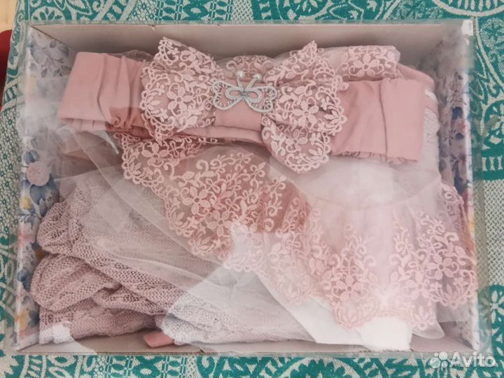 Комплект на выписку для девочки