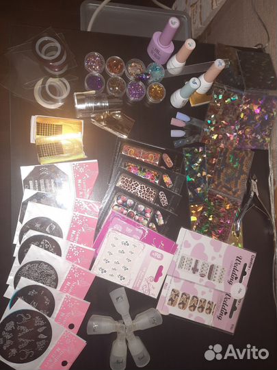 Гель лак, наклейки, для маникюра, для дизайна