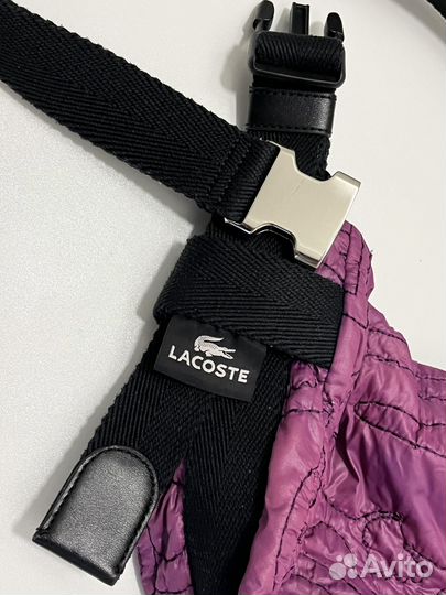 Лакост/Lacoste puffer bag сумка винтаж кросс-боди