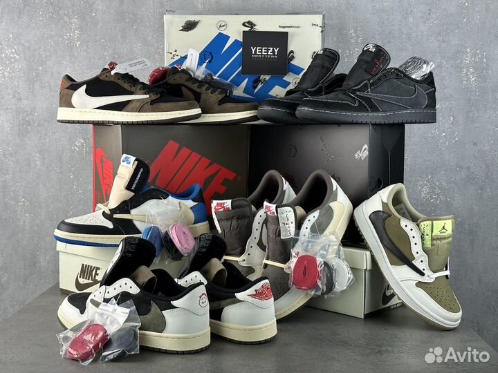 Nike Air Jordan 1 Low x Travis Scott + 6 моделей