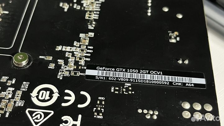 Видеокарта GTX 1050 Msi