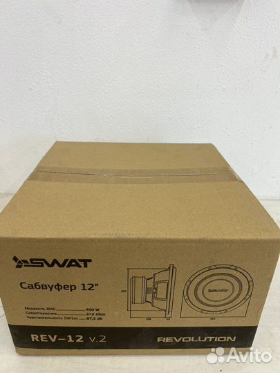 Новый сабвуфер Swat REV-12 v.2