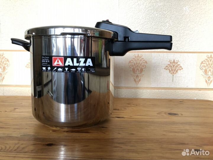 Скороварка нержавеющая сталь Alza Titan 8 литров