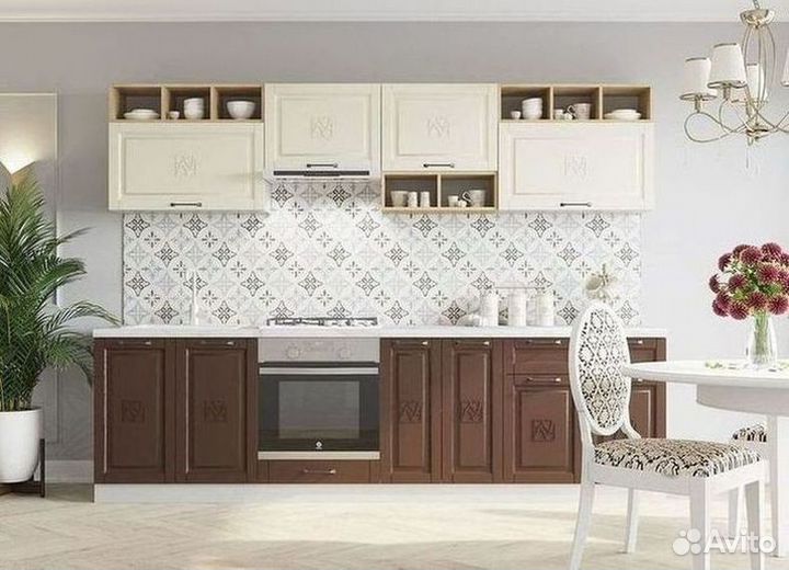 Кухня угловая с техникой