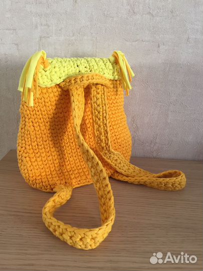 Детский новый рюкзак из трикотажной пряжи