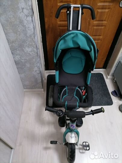 Велосипед коляска с ручкой