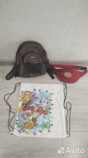 Рюкзак, сумка и мешок для обуви/одежды