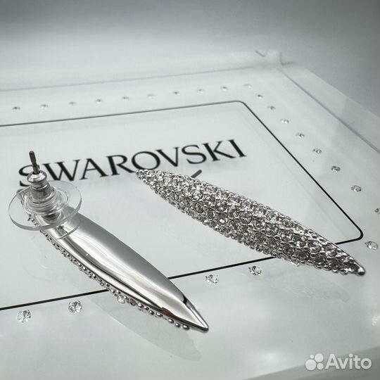 Серьги с кристаллами swarovski