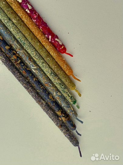 Тонкие чакровые свечи