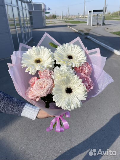 Живые цветы букеты