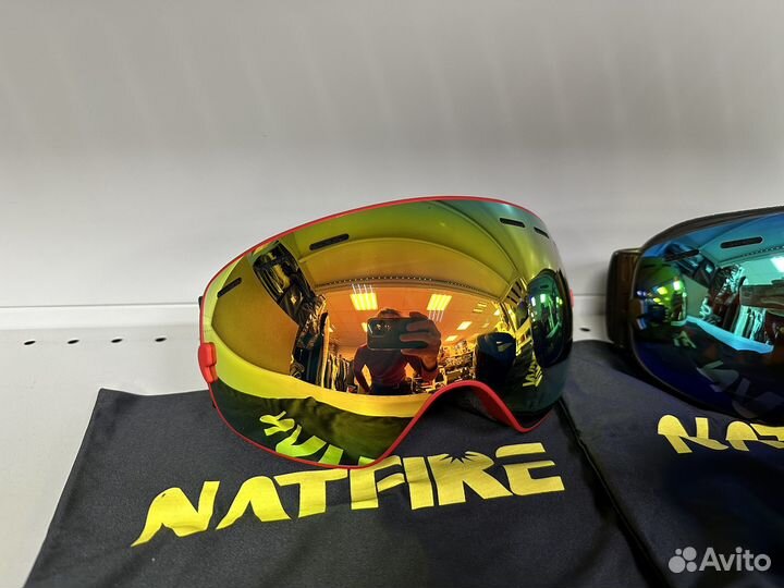 Горнолыжные очки двухслойные