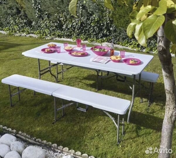 Набор: стол и 2 скамейки