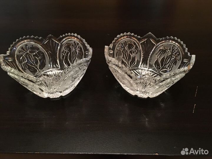 Хрустальные конфетницы