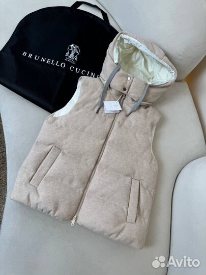 Brunello cucinelli жилет кашемир