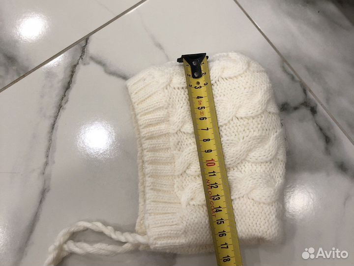 Шапка для новорожденного зима 0-3 месяцев