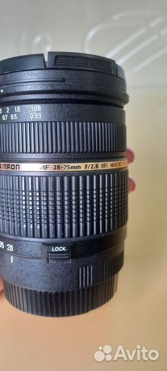 Обьектив Tamron AF 28-75 F 2.8 для canon