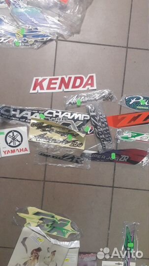 Комплект наклеек на мото