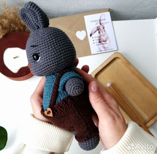 Игрушка зайчик ручная работа