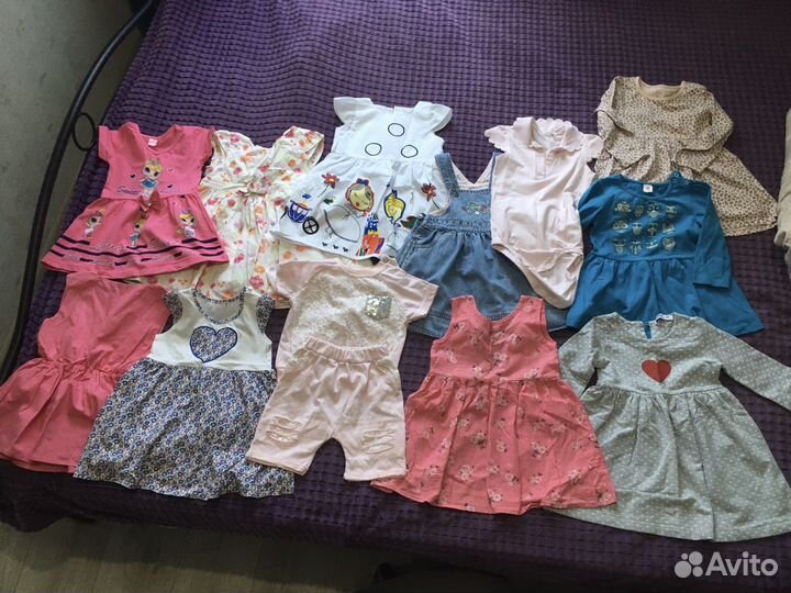 Платье для девочки пакетом 1,5-2 года