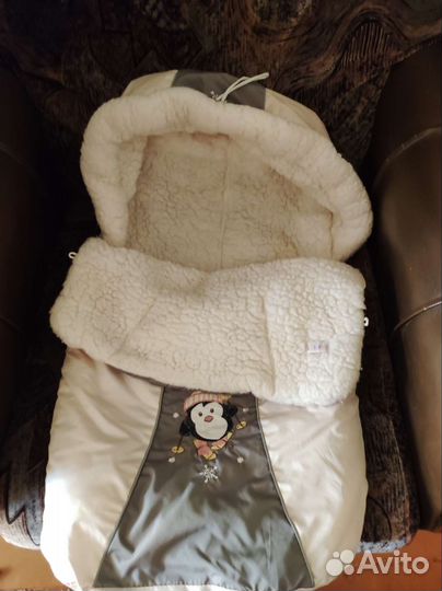 Теплый конверт в коляску