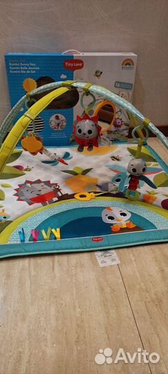 Развивающий коврик tiny love солнечный денëк