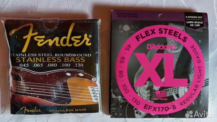 Струны Fender D'Addario для бас-гитары 5 струн
