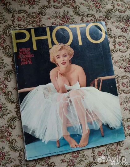 Журнал Photo 1974 год Франция с Мэрилин Монро