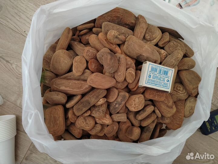 Кора сосновая окатанная