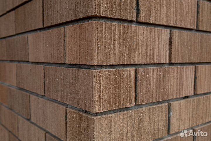 Лицевой кирпич Крем Велюр меланж ГОСТ