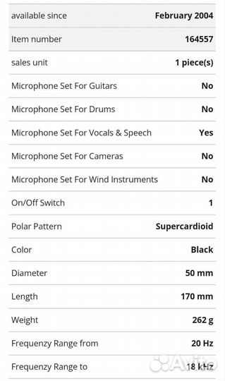 Набор микрофонов SuperCardioide 