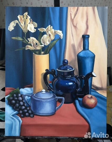 Натюрморт маслом на холсте