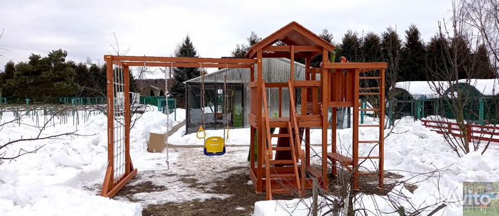 Горка всесезонная с игровой зоной