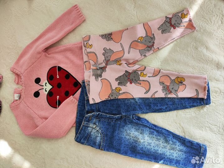 Вещи пакетом на девочку 74 80