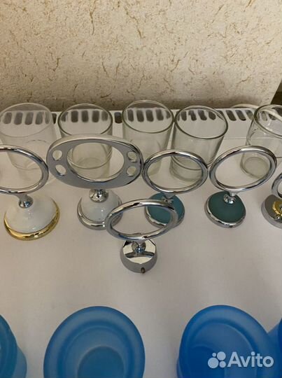 Стаканчики для туалетных принадлежностей нержавейк