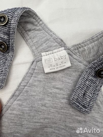 Джинсовый комбинезон детский