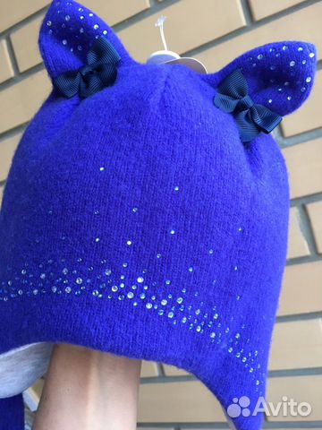 Новая зимняя шапка kotik 9-18 м