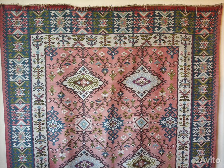 Ковер безворсовый болгарский 2 на 3 винтаж