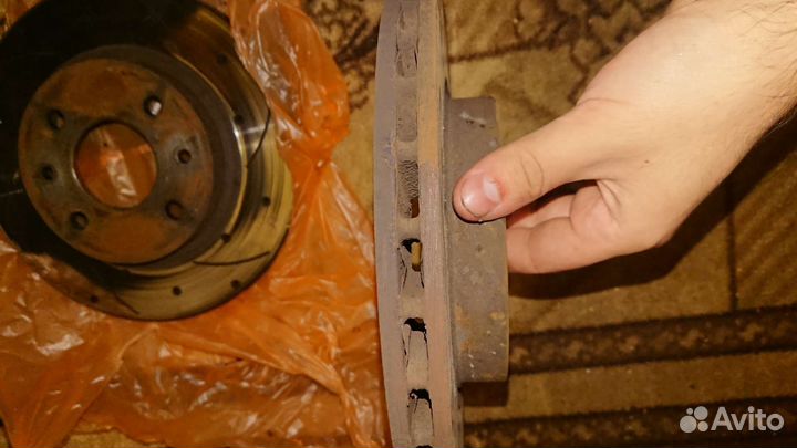 Тормозные диски r13 вентилируемые